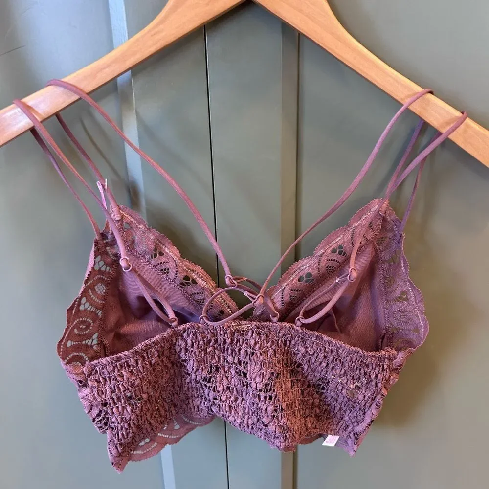 Victoria’s Secret Pink Mauve Lace Bralette - Picture 2 of 2